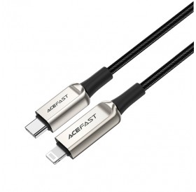 Acefast cable MFI USB Type C - Lightning 1.2m, 30W, 3A silver (C6-01 silver)