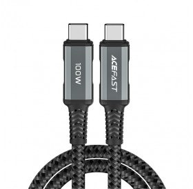 Acefast cable USB Type C - USB Type C 2m, 100W (20V / 5A) gray (C4-03 deep space gray)