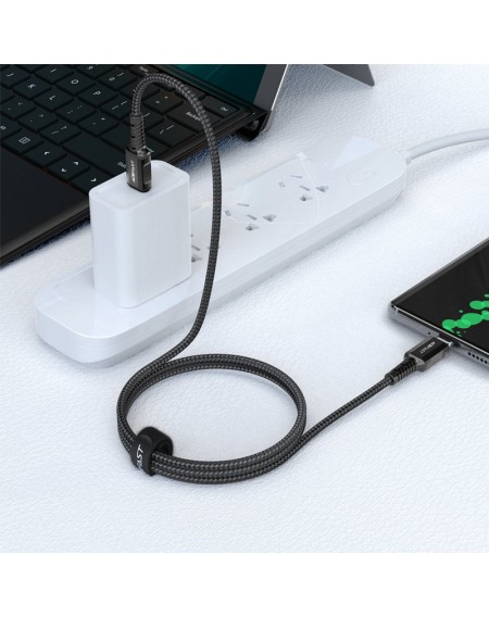 Acefast cable USB Type C - USB Type C 1.2m, 60W (20V / 3A) black (C1-03 black)