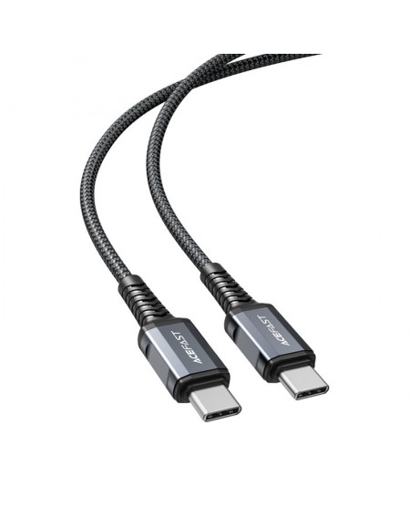 Acefast cable USB Type C - USB Type C 1.2m, 60W (20V / 3A) gray (C1-03 deep space gray)