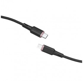 Acefast cable MFI USB Type C - Lightning 1.2m, 30W, 3A black (C2-01 black)