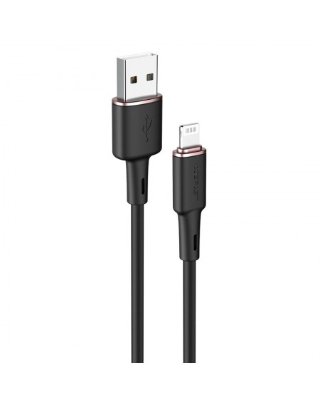 Acefast cable MFI USB - Lightning 1.2m, 2.4A black (C2-02 black)