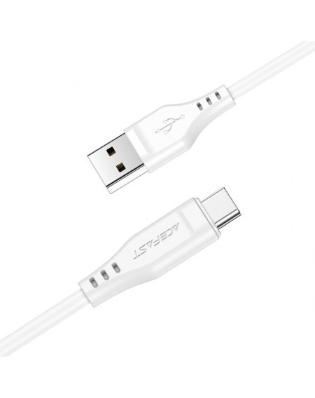 Acefast USB cable - USB Type C 1.2m, 3A white (C3-04 white)