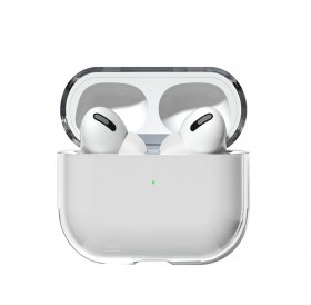 Case for AirPods 2 / AirPods 1 hard and strong cover for headphones transparent (case A)