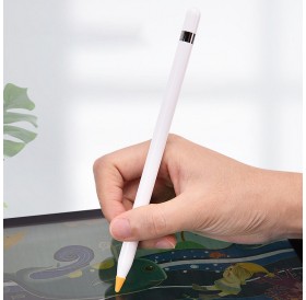 Set of 8 stylus tip caps for Apple Pencil 2/1 white