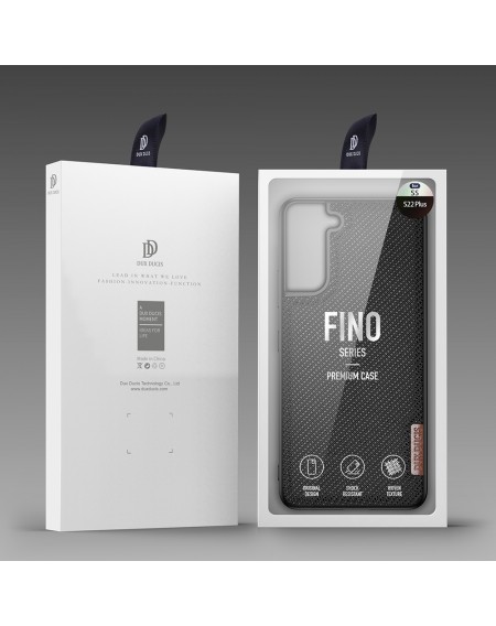 Dux Ducis Fino case cover, nylon material Samsung Galaxy S22 + (S22 Plus) black