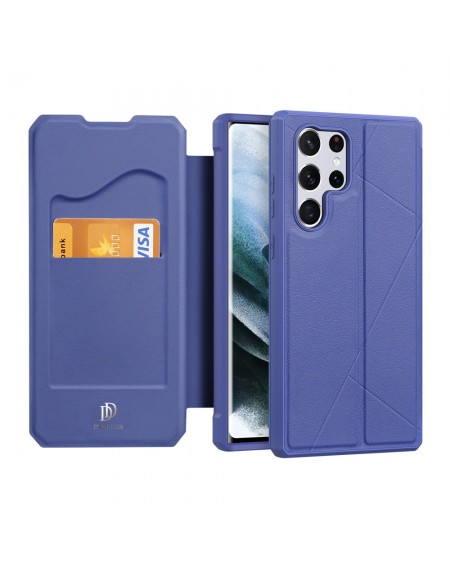 DUX DUCIS Skin X Holster Cover for Samsung Galaxy S22 Ultra blue
