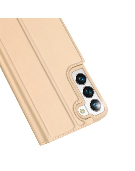 Dux Ducis Skin Pro Holster Cover Flip Cover for Samsung Galaxy S22 gold