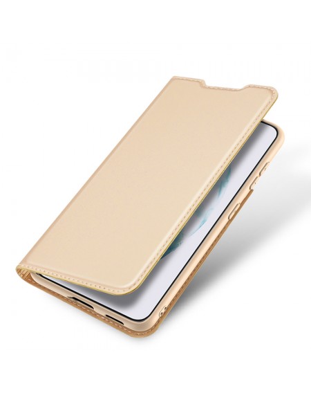Dux Ducis Skin Pro Holster Cover Flip Cover for Samsung Galaxy S22 + (S22 Plus) gold