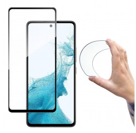 Wozinsky Full Cover Flexi Nano Glass Film Tempered Glass With Frame For Samsung Galaxy A53 5G Transparent