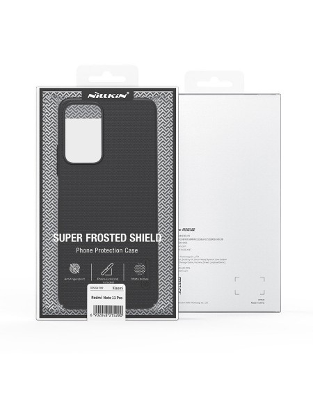 Nillkin Super Frosted Shield Pro durable cover for Xiaomi Redmi Note 11 Pro+ 5G black