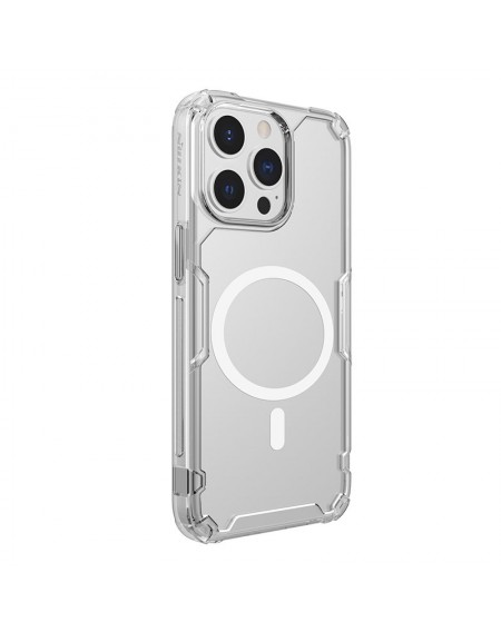Nillkin Nature Pro Magnetic Case Case for iPhone 13 Pro Magnetic Armor Cover Clear Cover (MagSafe Compatible)