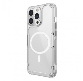 Nillkin Nature Pro Magnetic Case Case For iPhone 13 Pro Max Magnetic Armor Cover Transparent Cover (MagSafe Compatible)