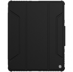 Nillkin Bumper Leather Case Pro Armored Smart Cover with Camera Case and Stand for iPad Pro 12.9 '' 2021/2020 Black
