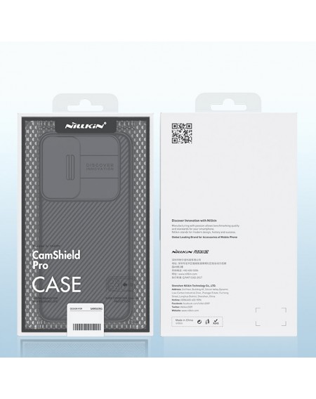 Nillkin CamShield Pro Case Armored Pouch Cover Camera Cover Camera Samsung Galaxy S22 Black
