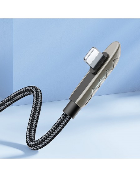 Joyroom USB Cable - Lightning Charging / Data Transfer 2.4A 1.2m Silver (S-1230K3)