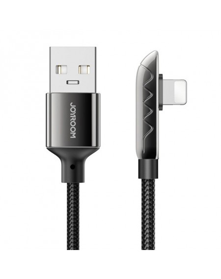 Joyroom USB Cable - Lightning Charging / Data 2.4A 1.2m Black (S-1230K3)