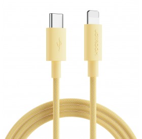 Joyroom Durable USB Type C Cable - Lightning Fast Charging / Data Transfer 20W 2m Yellow (S-2024M13)