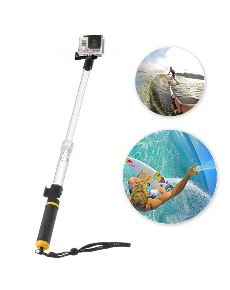Float Selfie Pole Extendable Floating Monopod for GoPro SJCAM