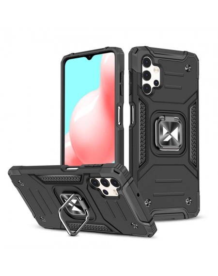 Wozinsky Ring Armor Tough Hybrid Case Cover + Magnetic Mount for Samsung Galaxy A53 5G Black