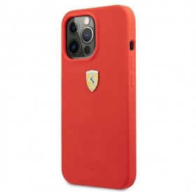 Ferrari FESSIHCP13LRE iPhone 13 Pro / 13 6,1" czerwony/red hardcase Silicone