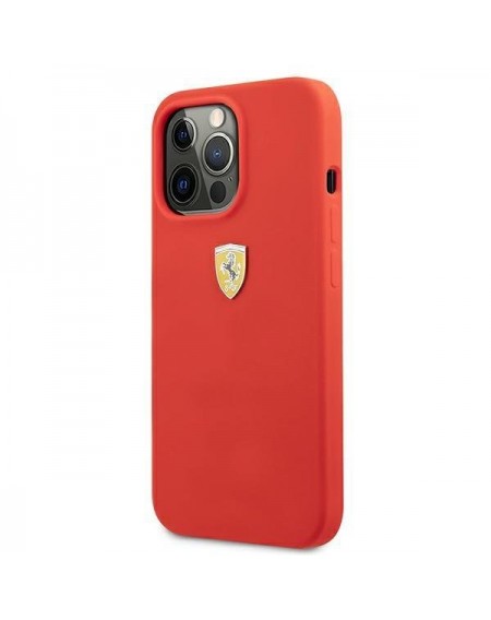 Ferrari FESSIHCP13LRE iPhone 13 Pro / 13 6,1" czerwony/red hardcase Silicone
