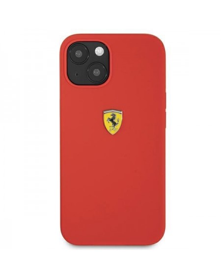 Ferrari FESSIHCP13MRE iPhone 13 6,1" 6,1" czerwony/red hardcase Silicone