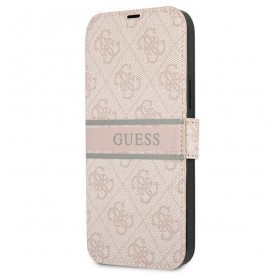 Guess GUBKP13S4GDPI iPhone 13 mini 5,4" różowy/pink book 4G Stripe