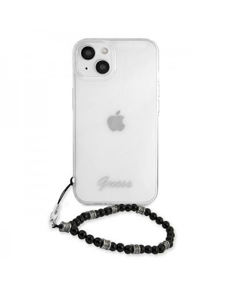 Guess GUHCP13MKPSBK iPhone 13 6,1" Transparent hardcase Black Pearl
