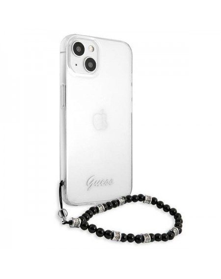 Guess GUHCP13MKPSBK iPhone 13 6,1" Transparent hardcase Black Pearl
