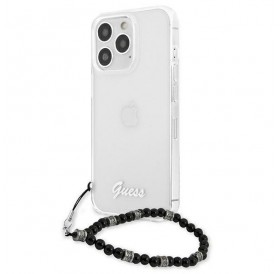 Guess GUHCP13XKPSBK iPhone 13 Pro Max 6,7" Transparent hardcase Black Pearl