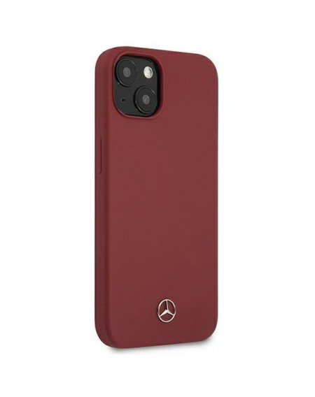 Mercedes MEHCP13SSILRE iPhone 13 mini 5,4" czerwony/red hardcase Silicone Line