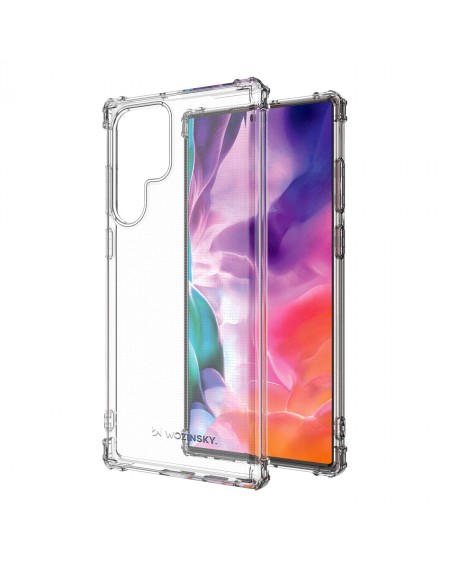 Wozinsky Anti Shock Armored Case for Samsung Galaxy S22 Ultra transparent