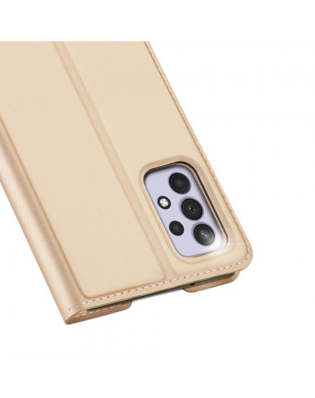 Dux Ducis Skin Pro Holster Cover Flip Cover for Samsung Galaxy A33 5G gold