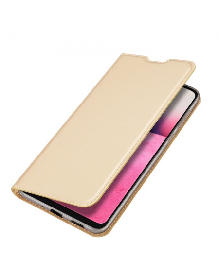 Dux Ducis Skin Pro Holster Cover Flip Cover for Samsung Galaxy A33 5G gold