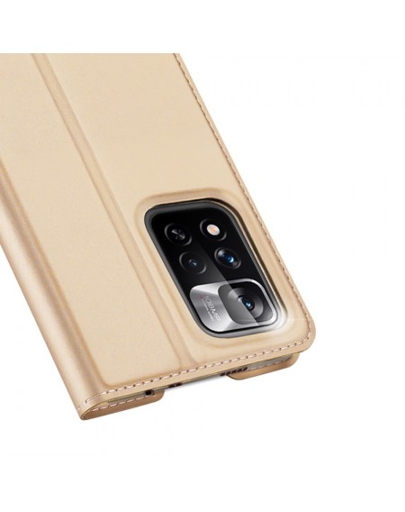 Dux Ducis Skin Pro holster case with flip cover Xiaomi Redmi Note 11 Pro+ 5G (China) / 11 Pro 5G (China) / Mi11i HyperCharge / POCO X4 NFC gold