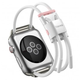 Baseus strap band bracelet for Apple Watch 38 mm / 40 mm white (lbapwa4-a24)