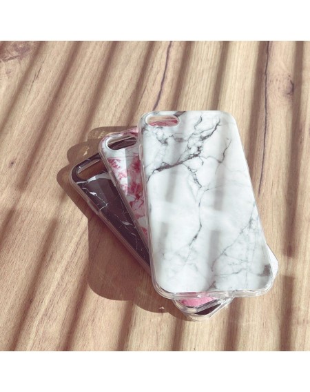 Wozinsky Marble TPU cover gel marble for Samsung Galaxy S22 pink