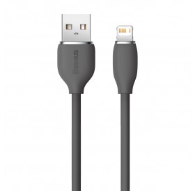 Baseus cable, USB cable - Lightning 2.4A, length 2 m Jelly Liquid Silica Gel - black