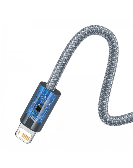 Baseus iPhone USB cable - Lightning 2m, 2.4A gray (CALD000516)