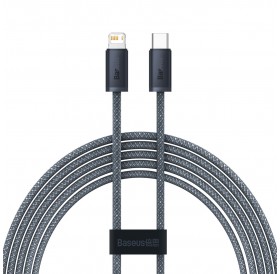 Baseus cable for iPhone USB Type C - Lightning 2m, Power Delivery 20W gray (CALD000116)