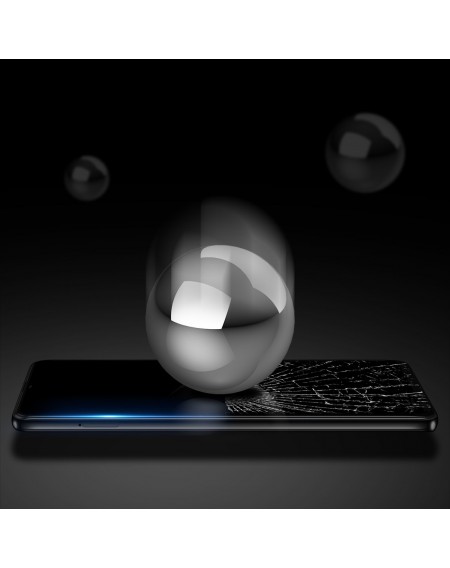 Dux Ducis 9D Tempered Glass 9H full screen tempered glass with frame Motorola Moto G51 5G black (case friendly)