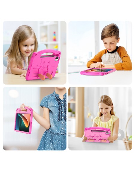 Dux Ducis Panda Safe for Children Kids Soft Case for Xiaomi Pad 5 Pro / Pad 5 Pink