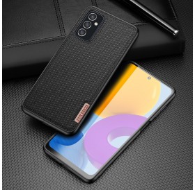 Dux Ducis Fino case is nylon covered Samsung Galaxy M52 5G black
