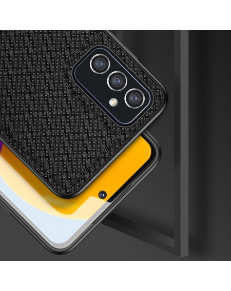 Dux Ducis Fino case is nylon covered Samsung Galaxy M52 5G black
