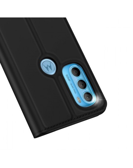 Dux Ducis Skin Pro Holster Case Cover with Flap Motorola Moto G71 5G black