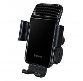 Baseus Electric Bike Smartphone Holder with Integrated Solar Panel 150mAh Black (SUZG010001)
