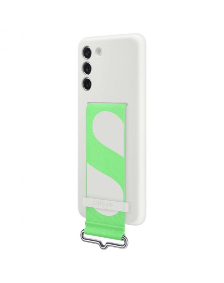 Samsung strap silicone cover case cover for Samsung galaxy s21 fe white (ef-gg990twe)