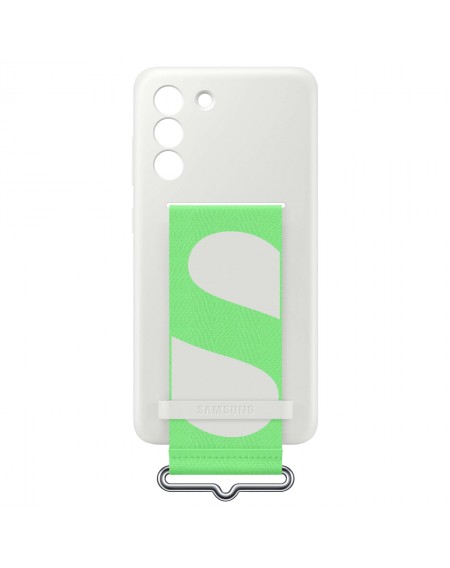 Samsung strap silicone cover case cover for Samsung galaxy s21 fe white (ef-gg990twe)