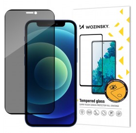 Wozinsky Privacy Glass Tempered Glass for iPhone 12 Pro Max with Anti Spy Privatizing Filter